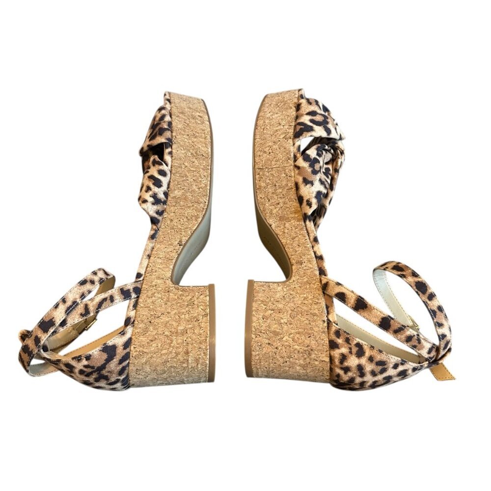 Violet & Red Sharla Leopard Print Platform Heels … - image 8